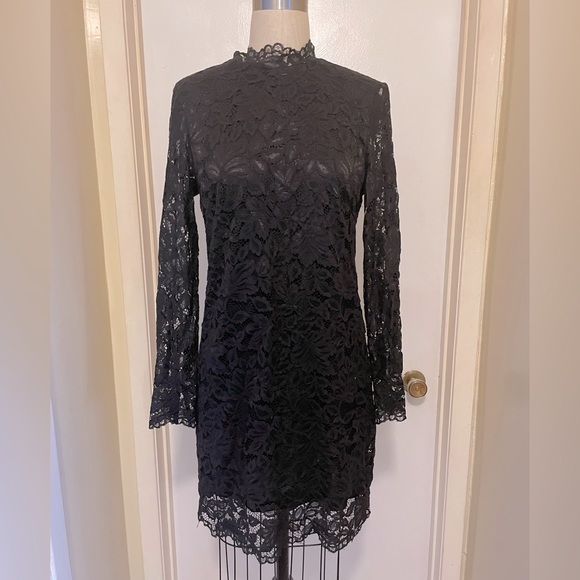 Long Sleeve Lace Dress - Picture 1 of 5